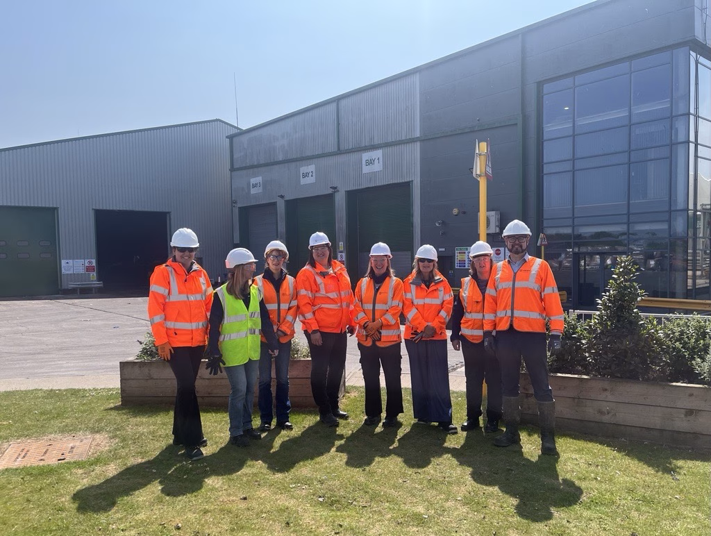 Guests from North Yorkshire Council visiting Bio Capital’s Emerald Biogas facility in Newton Aycliffe